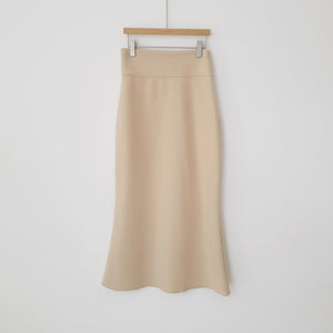 [Korean Style] Minimal Slim Mermaid Midi Skirt