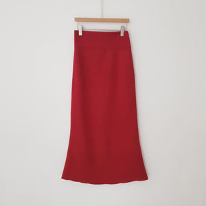 [Korean Style] Minimal Slim Mermaid Midi Skirt