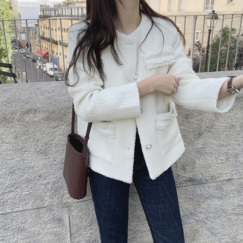 [Korean Style] Elea tweed Jacket