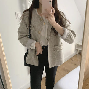 [Korean Style] Elea tweed Jacket