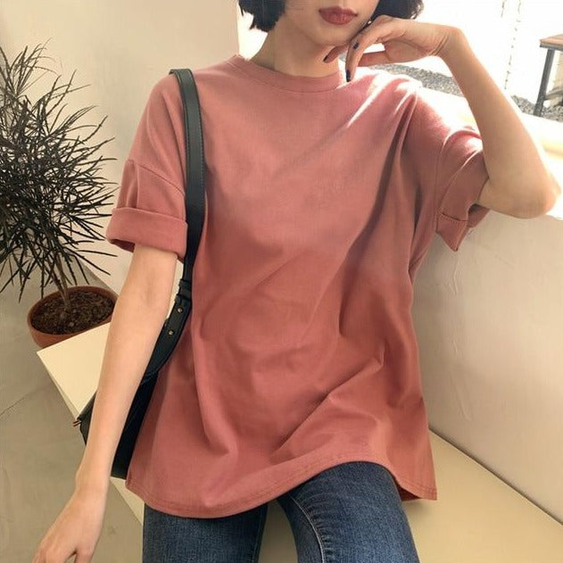 [Korean Style] Nary 6 Colors Casual T-shirts