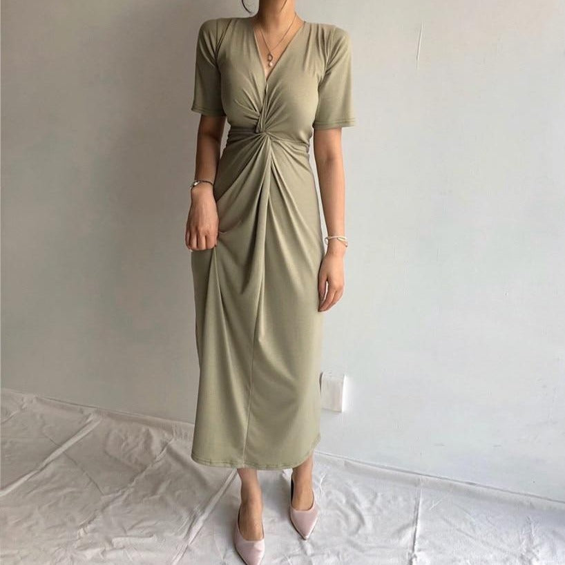 [Korean Style] Rumie Wrap Maxi Dress