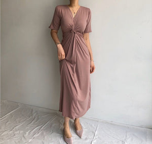 [Korean Style] Rumie Wrap Maxi Dress