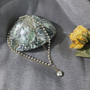 [Korean Style] Joelene Double Layered Pearl Necklace