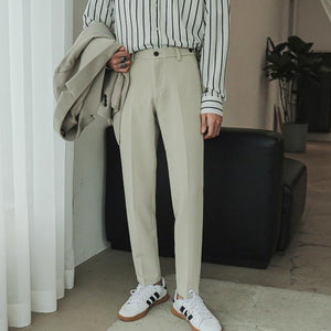 [Korean Style] 3 Colors Botti Slim-Fit Casual Pants