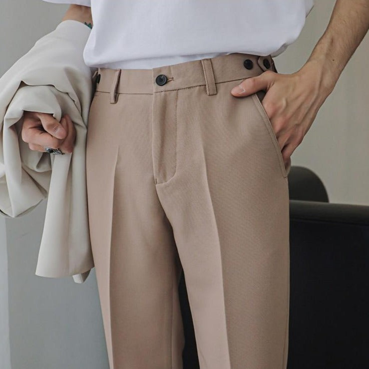 [Korean Style] 3 Colors Botti Slim-Fit Casual Pants