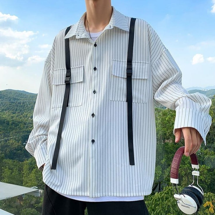 [Korean Style] Loco Casual Striped Shirts