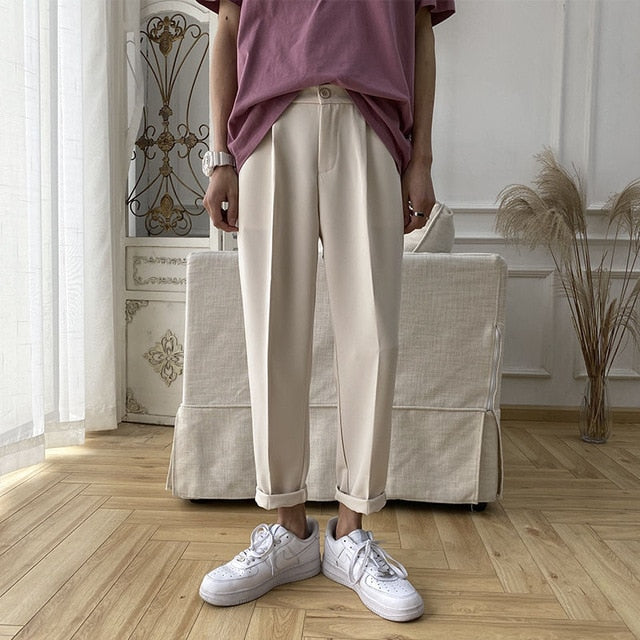 [Korean Style] 2 Colors Chiffon Casual Sweatpants