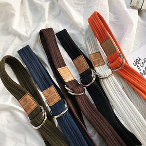 [Korean Style] Retro Canvas Casual Belts