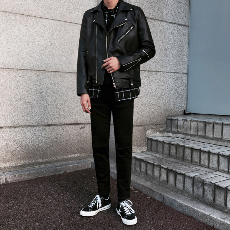 [Korean Style] Loco Faux Leather Jackets