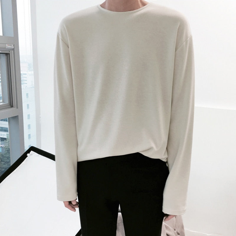[Korean Style] 3 Colors Vera Long Sleeve T-shirts