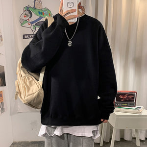 [Korean Style] Daily Basic Oversized Sweatshirts
