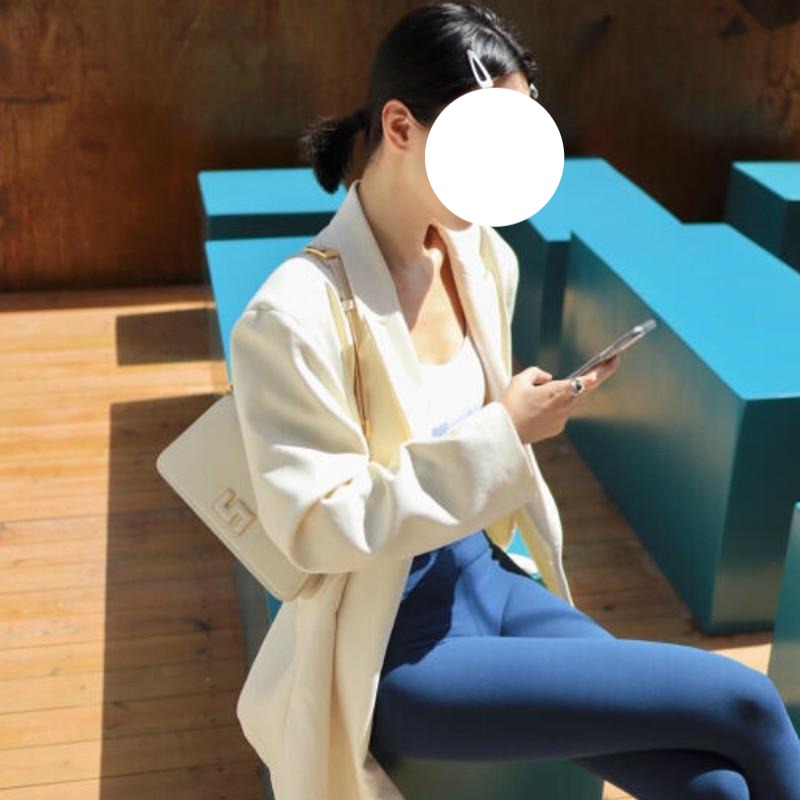 [Korean Style] Alicia Oversized Beige Blazer