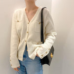 [Korean Style] Bomee V-neck Cardigan with Pockets