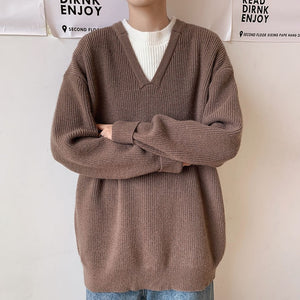[Korean Style] 4 Colors Crocheted Wool Sweater