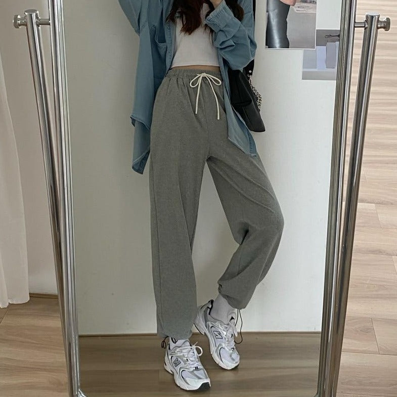 Drawstring sweatpants - The Korean Fashion