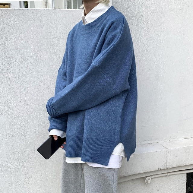 [Korean Style] Cashmere Blend Oversized Sweaters