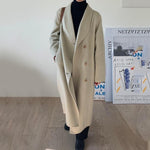 [Korena Style] Monserrat Shawl Collar Loose Fit Long Coat