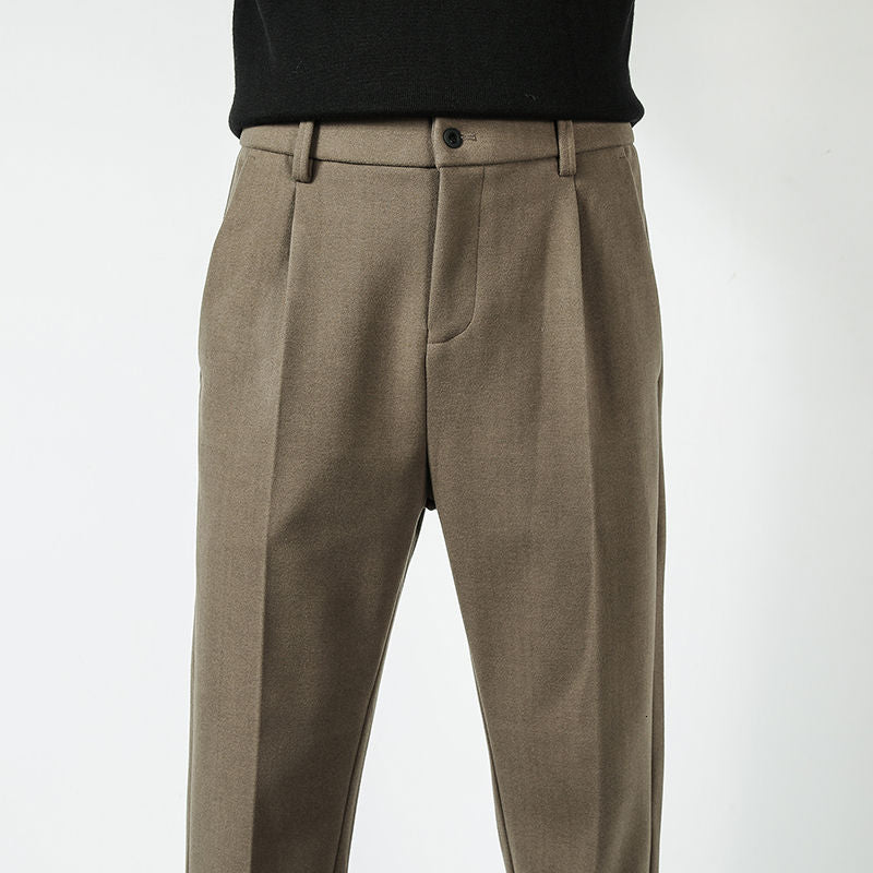 [Korean Style] 3 Color Woolen Suit Pants