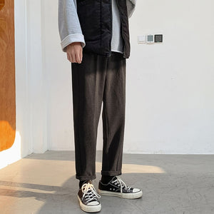 [Korean Style] Cashmere Blends Woolen Pants