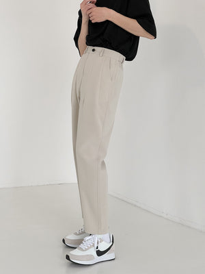 [Korean Style] 2 Colors Bony Straight Pants
