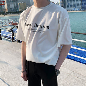 [Korean Style] Henri Printing Short Sleeved T-shirts