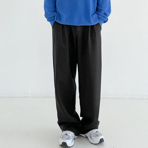 [Korean Style] 2 Colors Loose Wide Trousers