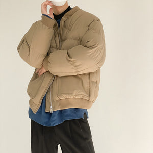 [Korean Style] 2 Colors Casual Bomber Parkas