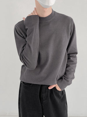 [Korean Style] 3 Colors Turtleneck Knitted Sweaters