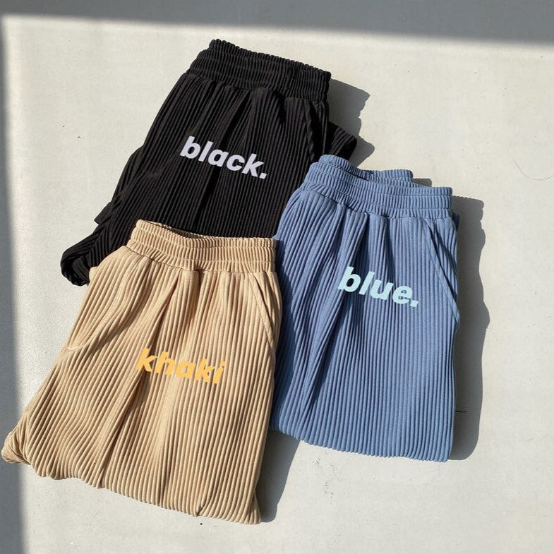 [Korean Style] 3 Colors Ice Silk Pants