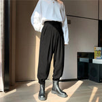 [Korean Style] 2 Colors Casual Wide Jogger Pants
