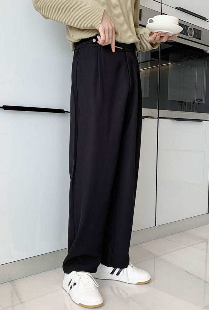 [Korean Style] 3 Colors Wide Straight Pants