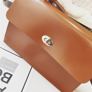 [Korean Style] Vintage Box Cross-body Handbag