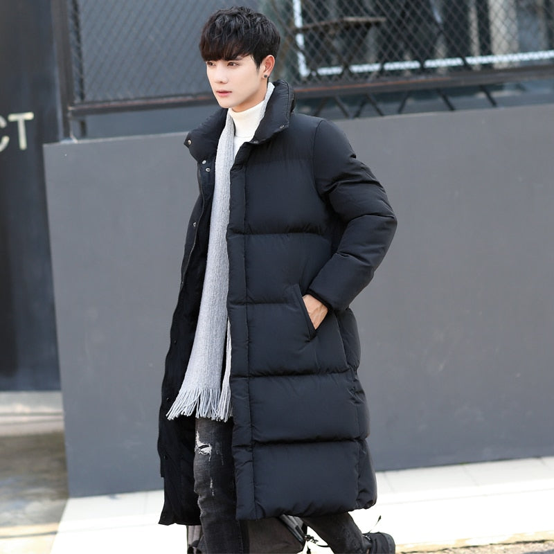[Korean Style] Business Long Parka Jacket
