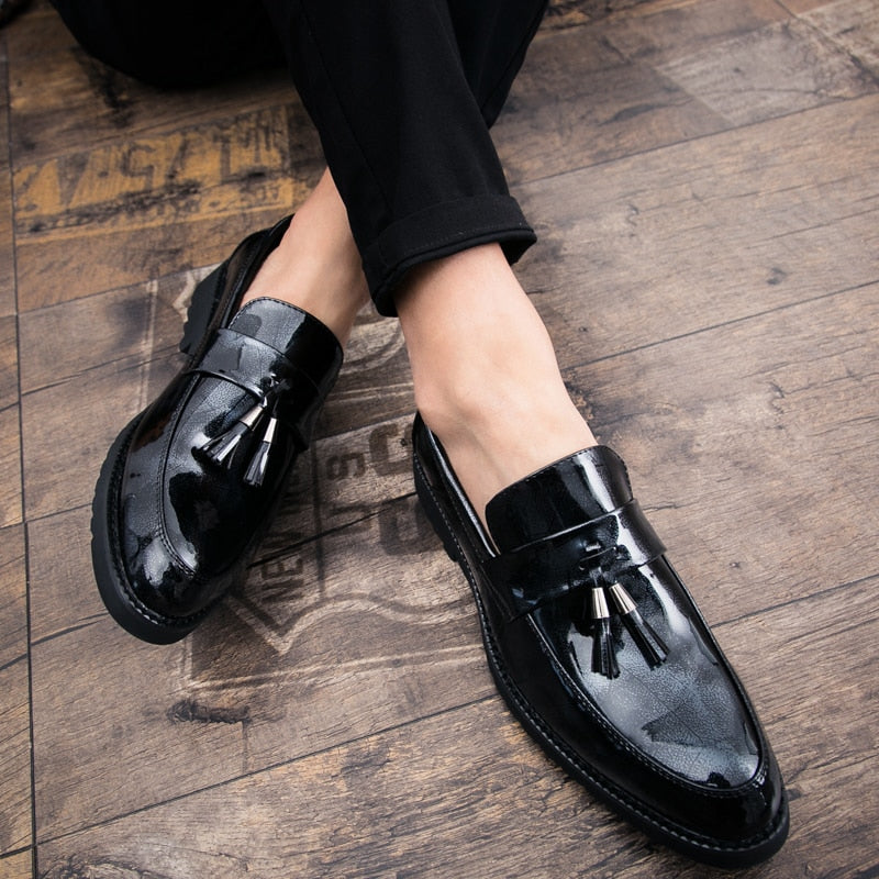 [Korean Style] Rubber Sole Oxfords Shoes With Tassels