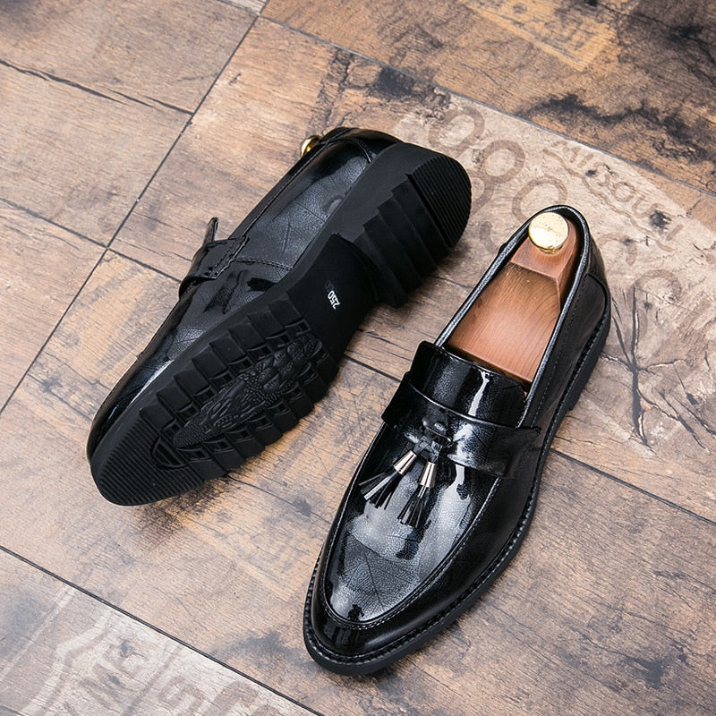 [Korean Style] Rubber Sole Oxfords Shoes With Tassels