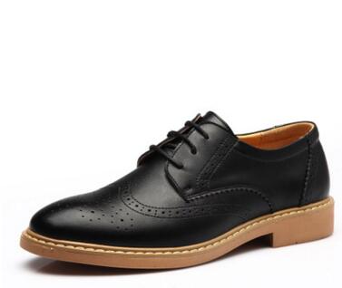 [Korean Style] Brogue Oxfords Leather Shoes