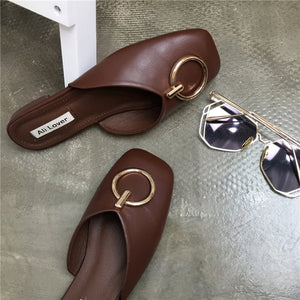 [Korean Style] Square Toe Sandals
