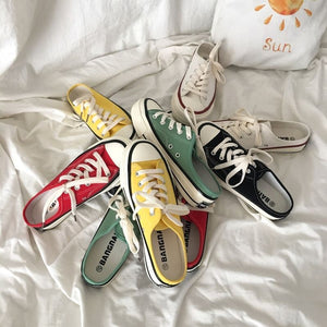 [Korean Style] Slip-on Casual Canvas Sneakers
