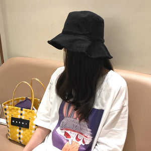 [Korean Style] Solid Color Bucket Hat