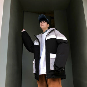 [Korean Style] Cotton-padded Hooded Jacket