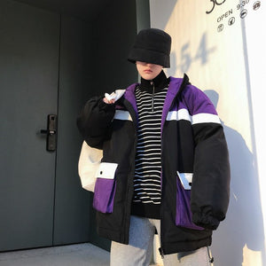 [Korean Style] Cotton-padded Hooded Jacket