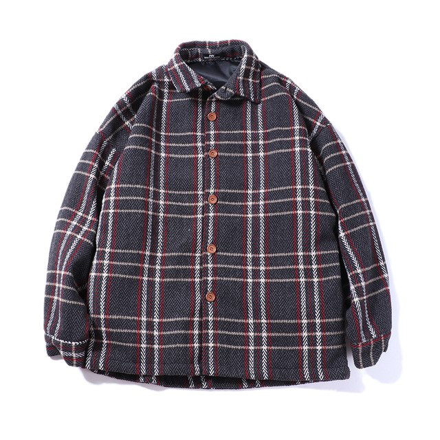 [Korean Style] Versatile Warm Lapel Shirt Jacket