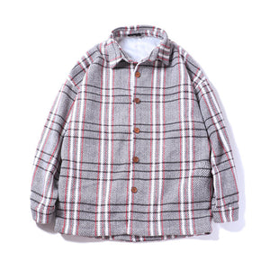 [Korean Style] Versatile Warm Lapel Shirt Jacket