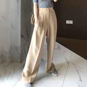 [Korean Style] Weno Full Length Wide Leg Pants
