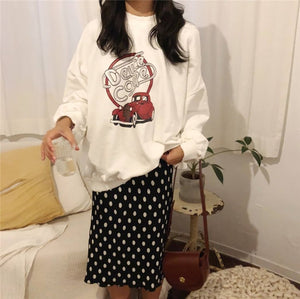 [Korean Style] Luffela Cartoon Prints Sweatshirts