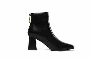 [Korean Style] Square Toe Ankle Boots