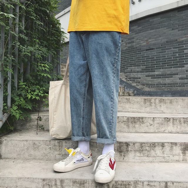 [Korean Style] Rannie Baggy Denim Jeans