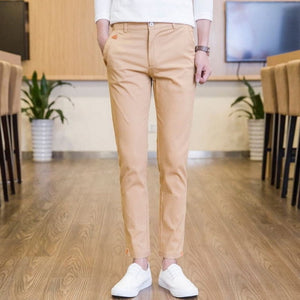[Korean Style] Elly Cotton Slim Fit Pants