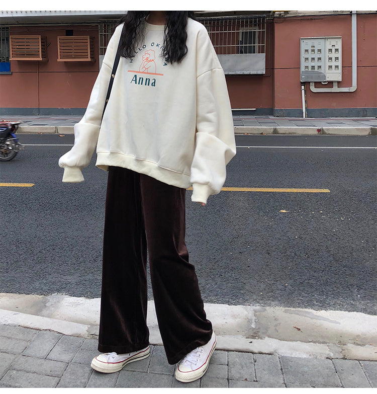 [Korean Style] Cartoon Print Sweatshirts